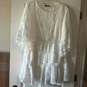 Beautiful White Long Sleeve Dress